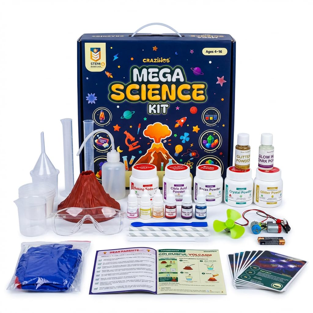 Buy Mega Science Kit with 200+ Hands-On School Experiments | NEP